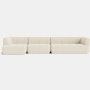 Quilton Sectional - Left with Armless Narrow