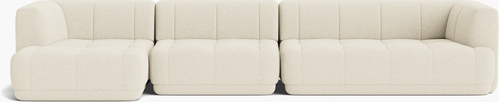 Quilton Sectional - Left with Armless Narrow