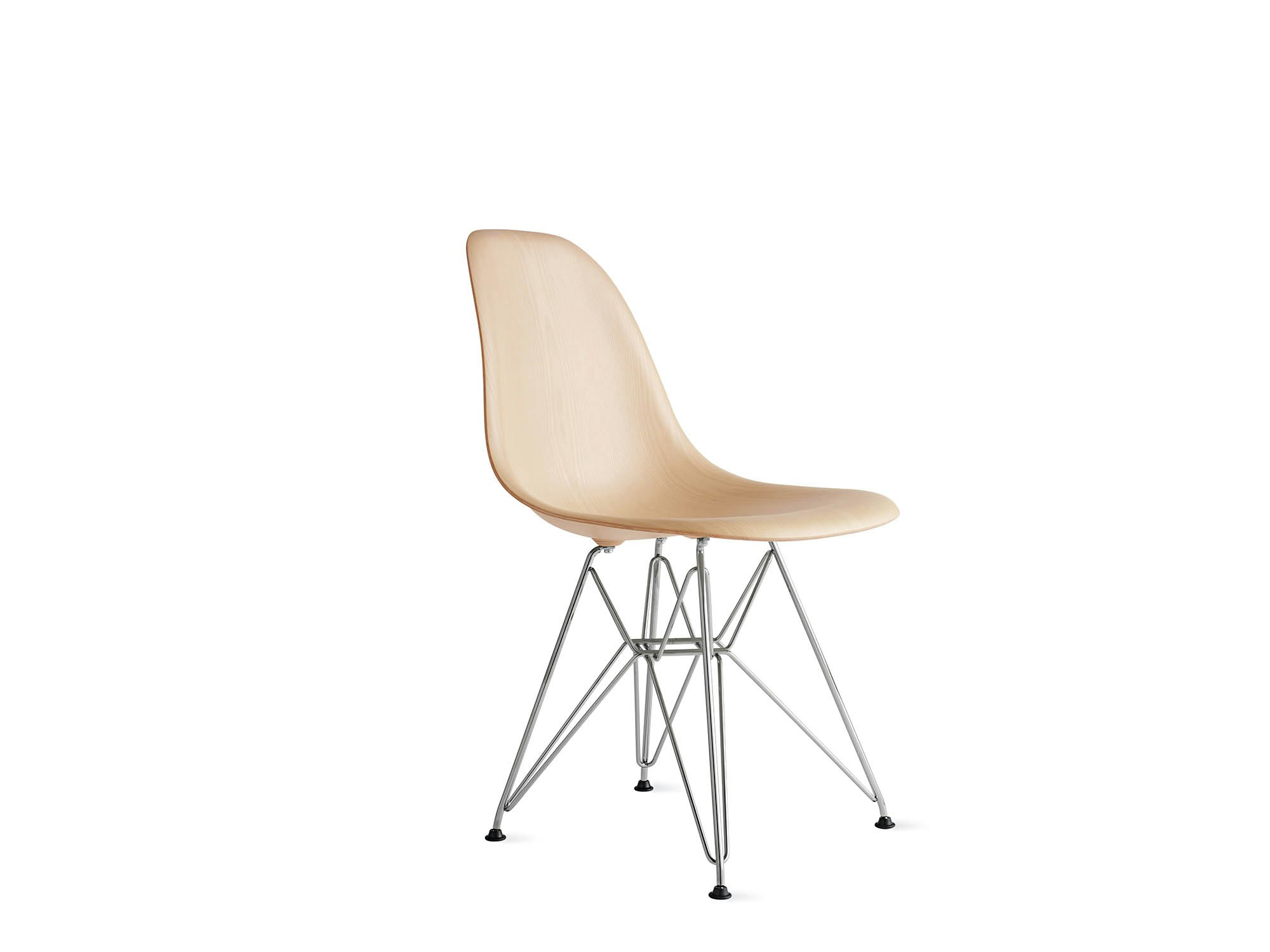 Eames Molded Wood Wire-Base Side Chair (DWSR)