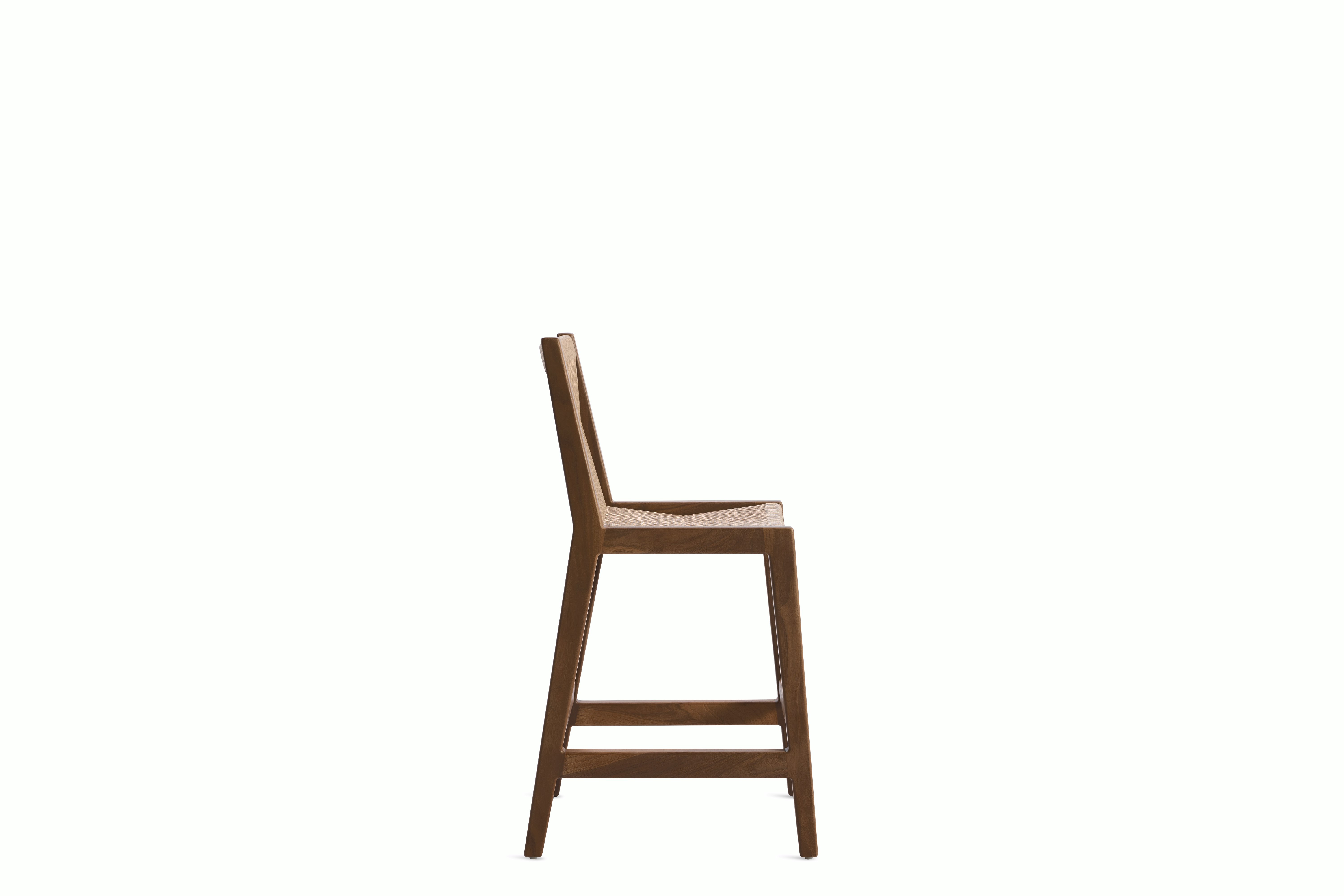 Duet Counter Stool - walnut