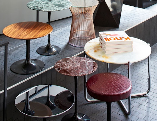 New York Home Design Shop Side Tables New York Home Design Shop with Saarinen Womb Chair and Ottoman