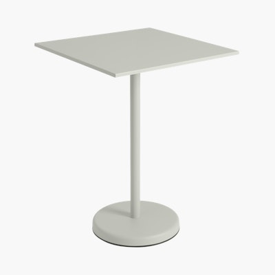 Linear Steel High Table Linear Steel High Square Table