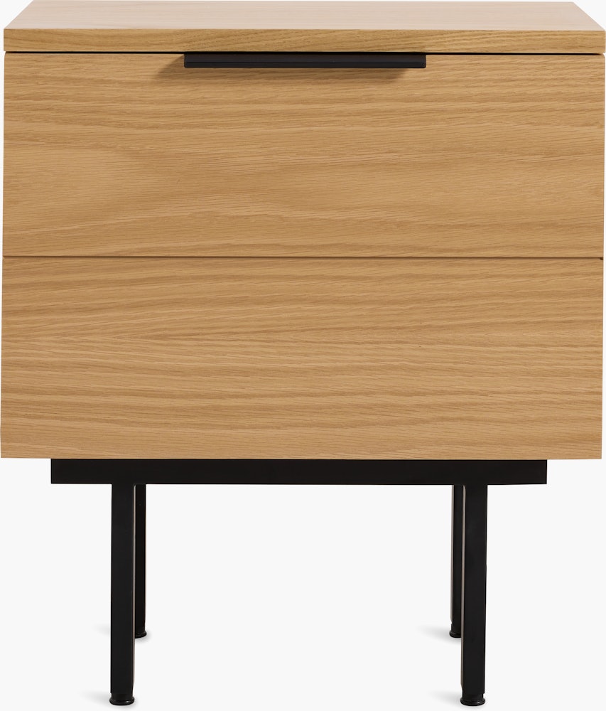 Elemental Bedside Table - white-oak