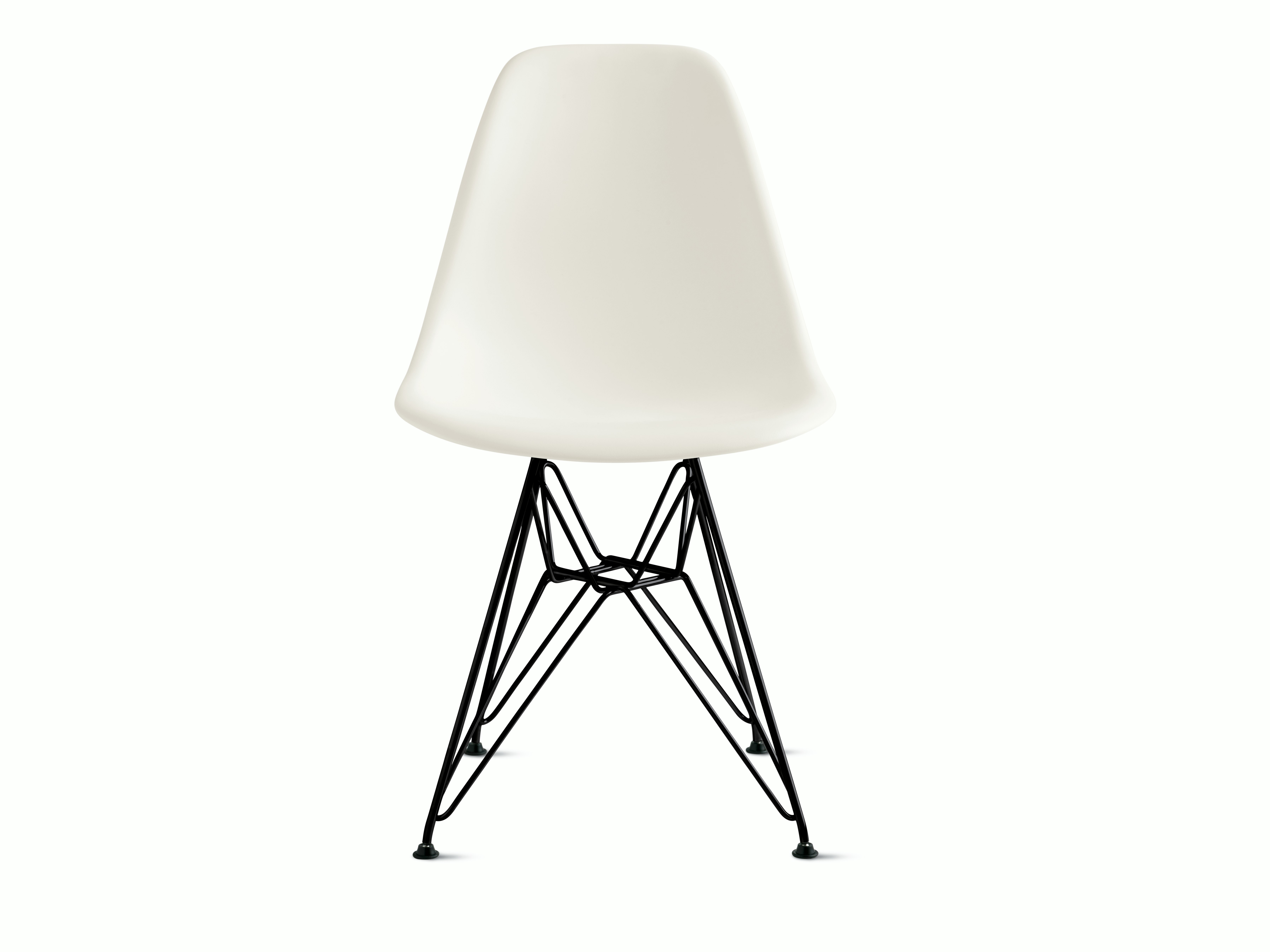 Eames Molded Plastic Wire-Base Side Chair (DSR)