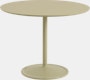 Soft Cafe Table in Beige Green Laminate