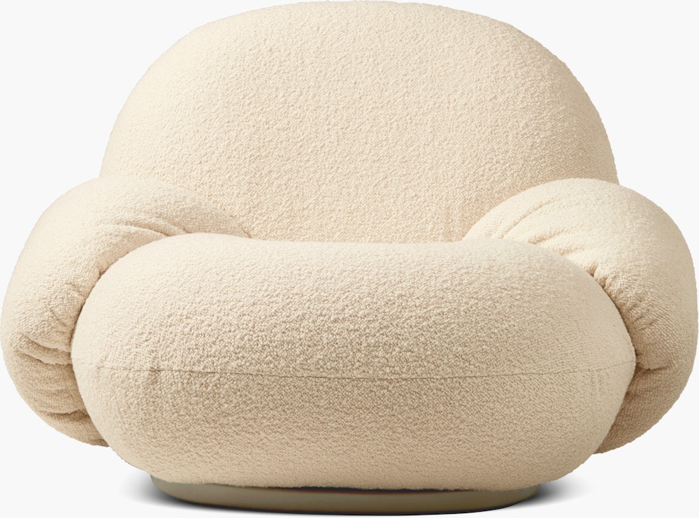 Pacha Armchair - Fixed,  Karakorum,  Duna 003,  Pearl Gold