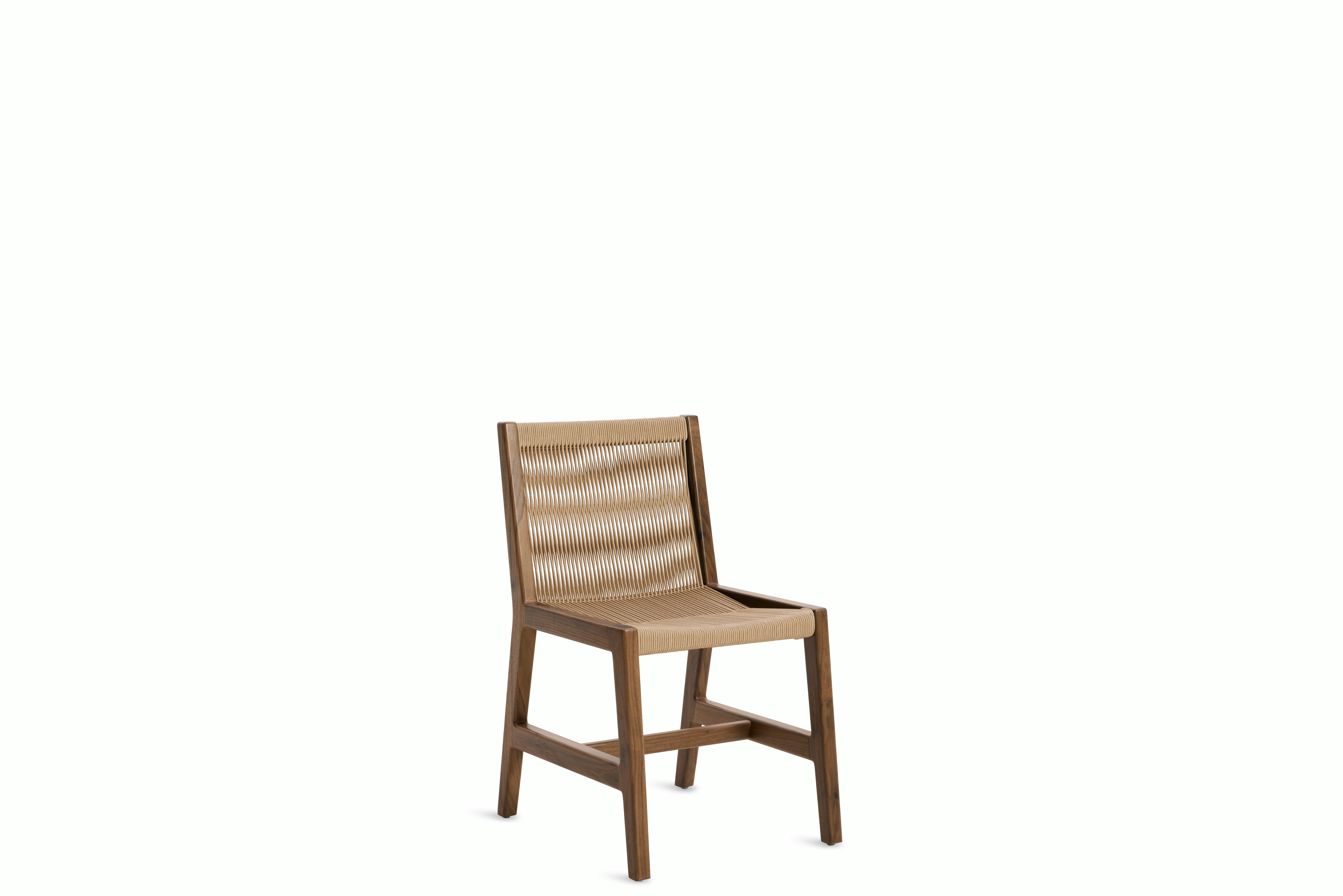 Duet Chair - Walnut,  Taupe