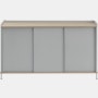Enfold Sideboard, Tall Wide: Grey and Oak