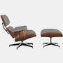 Eames Lounge and Ottoman in Prone and Stow leathers