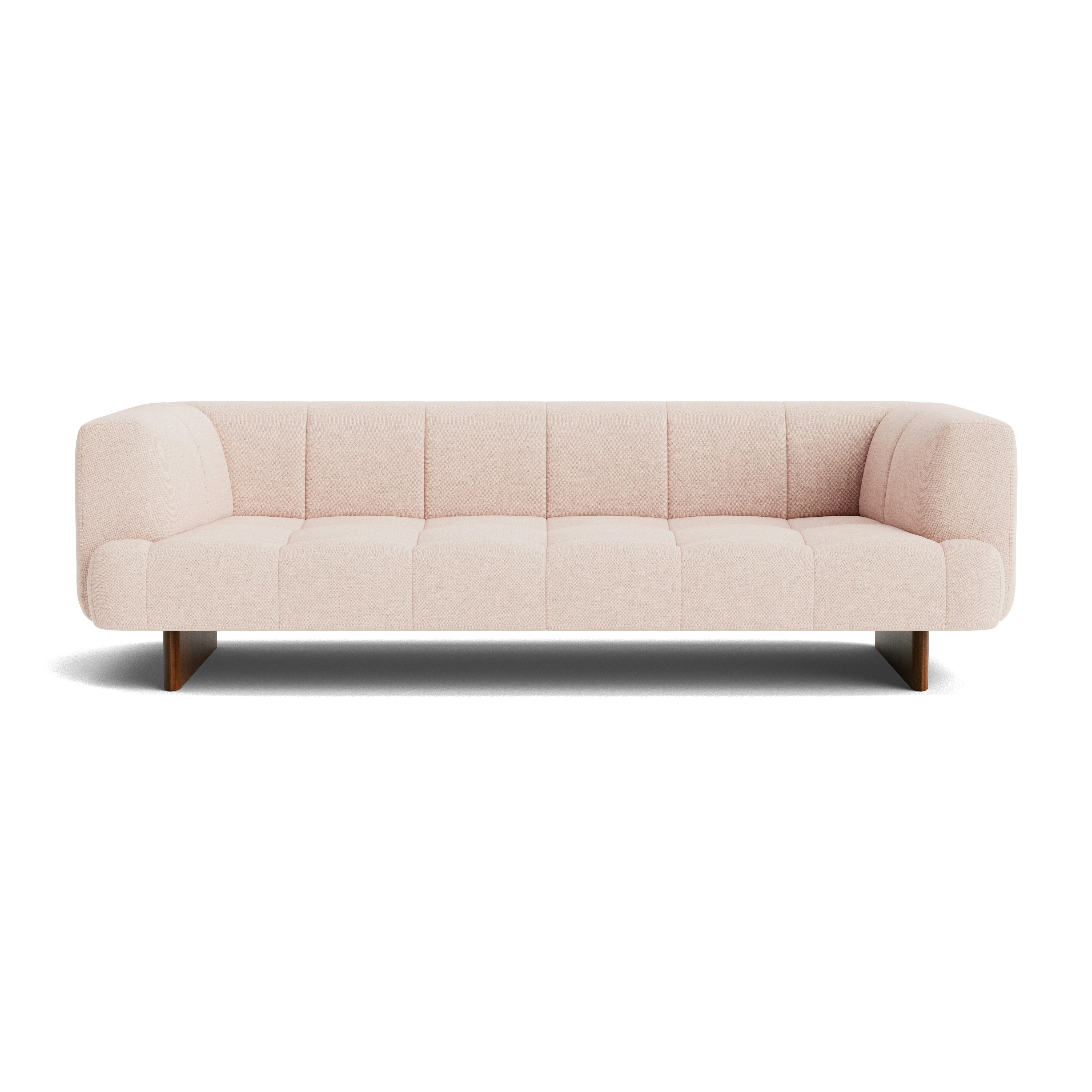 Quilton Lift Sofa - 3-Seat Sofa, Mode, Petal, Lacquered Walnut