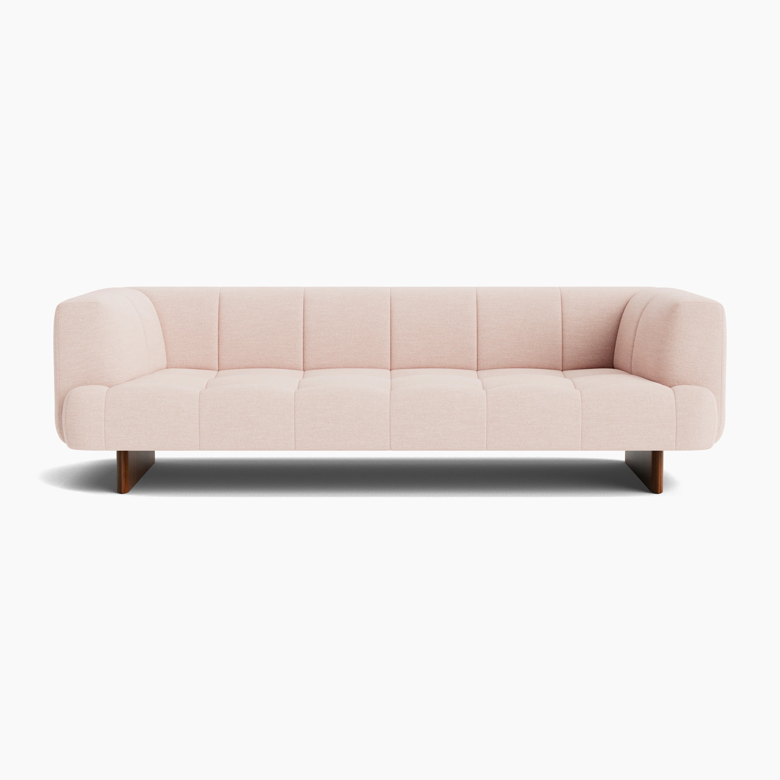 Quilton Lift Sofa - 3-Seat Sofa, Mode, Petal, Lacquered Walnut