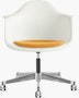 Eames Molded Plastic Task Armchair with Seatpad