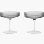 Ripple Champagne Saucers - Set of 2 Ripple Champagne Saucers - Set of 2