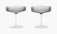 Ripple Champagne Saucers - Set of 2