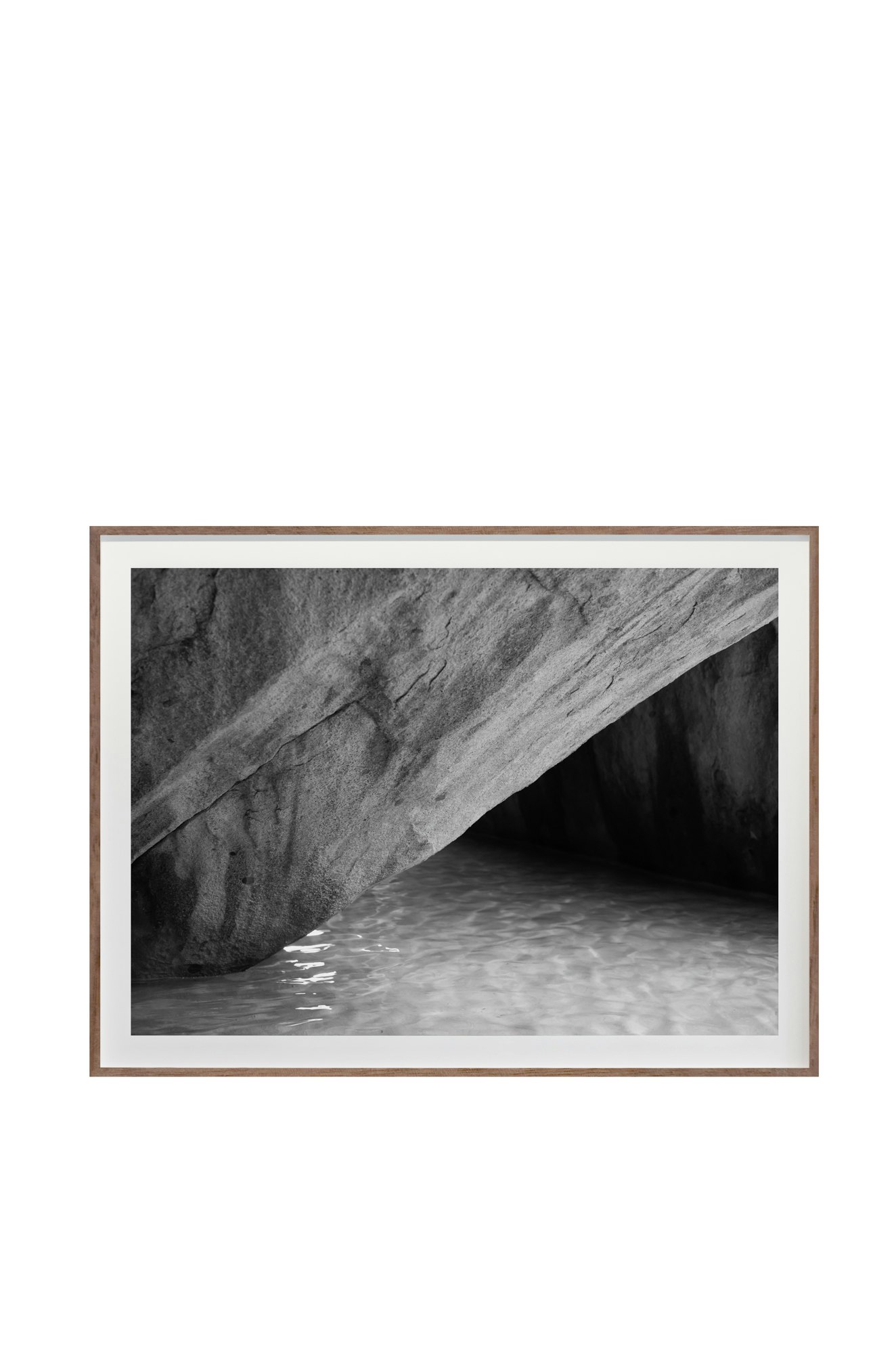 Stacked No. 7244 by Cas Friese,  30 x 40,  Walnut Frame