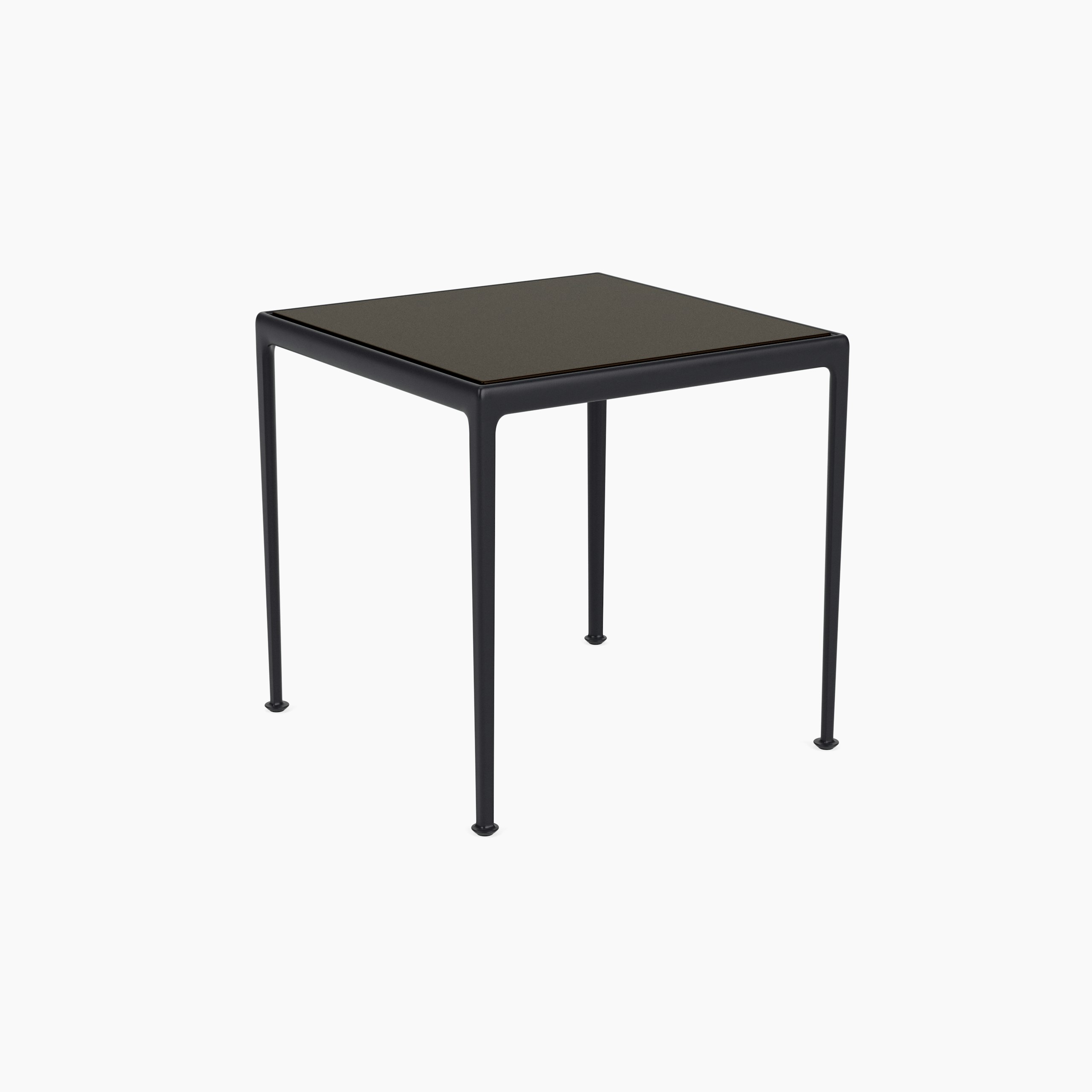 1966 Dining Table - 28x28, Onyx, Dark Bronze Porcelain