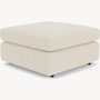 Pfister Ottoman - Ultrasuede, Cement