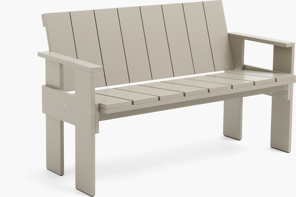 Crate Dining Bench - London Fog