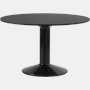 Midst Table - 47.25", Black Linoleum / Black"