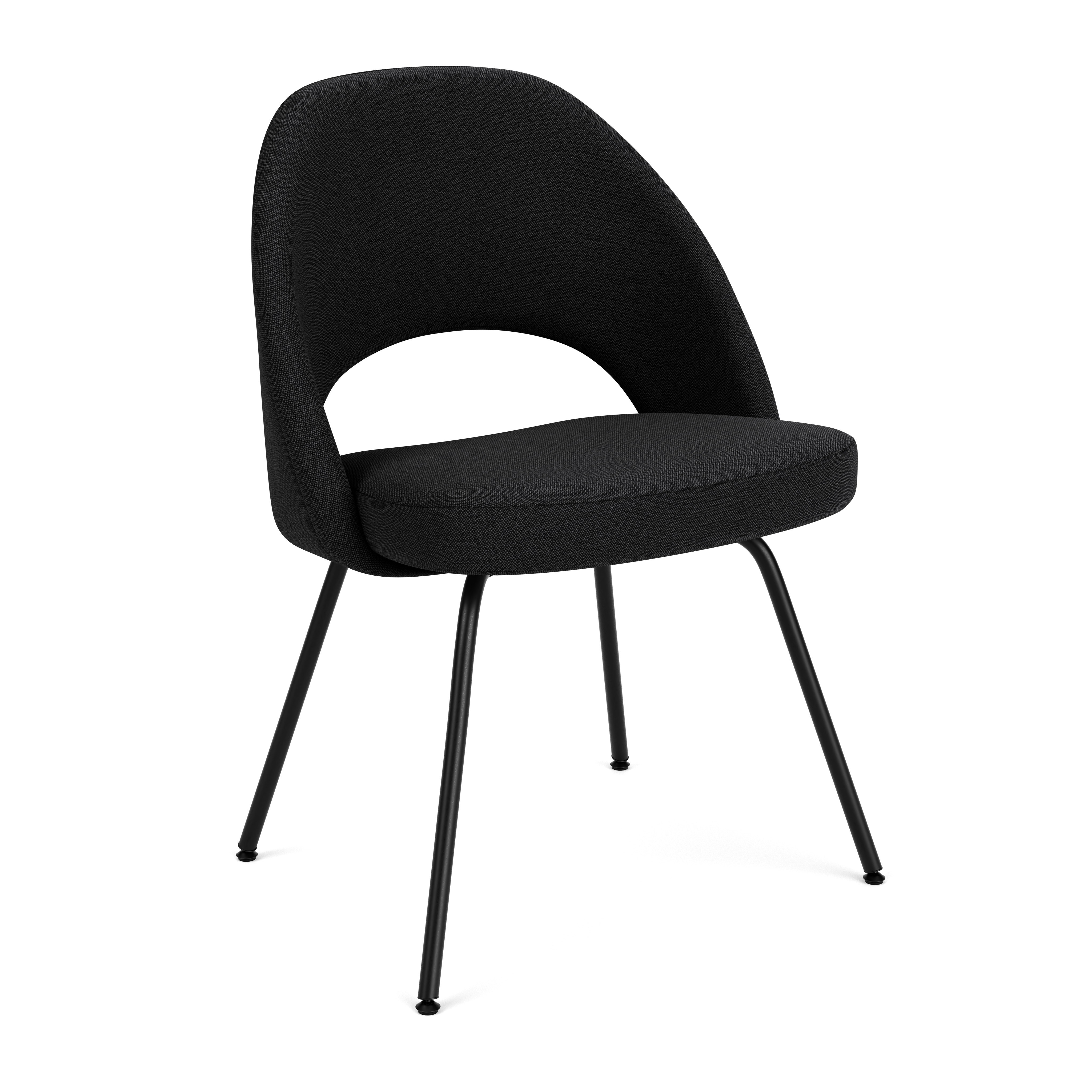 Saarinen Executive Side Chair - Hourglass, Caviar, Black