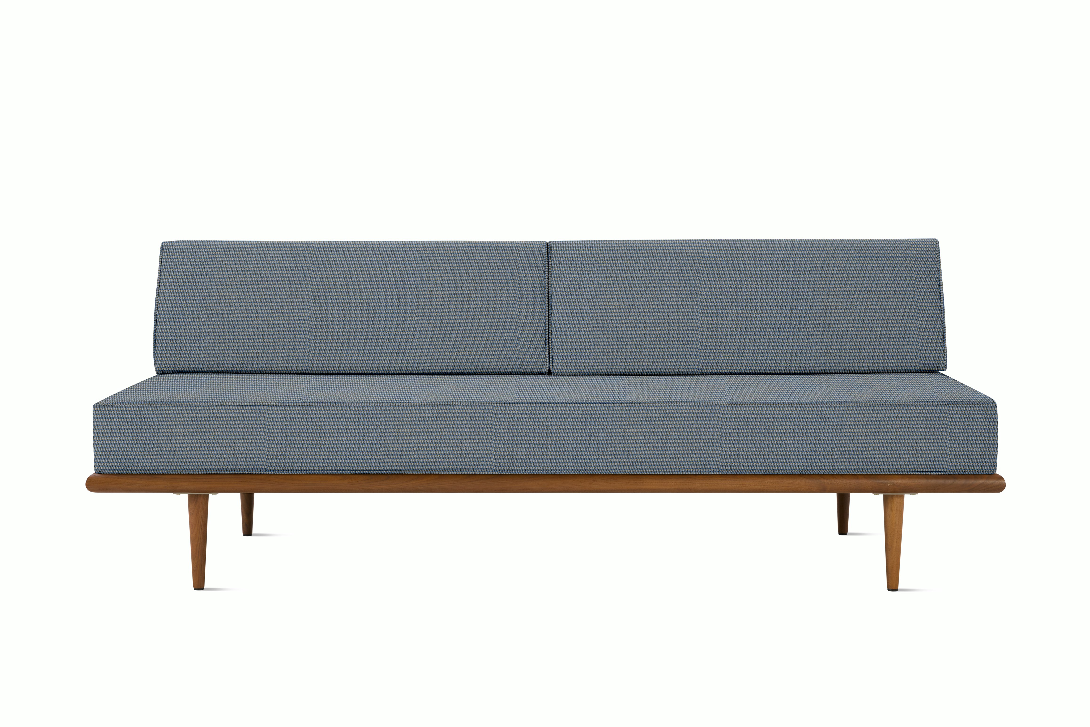 Nelson Daybed - Back Bolster,  Walnut,  Isa,  Oceanic,  Taper