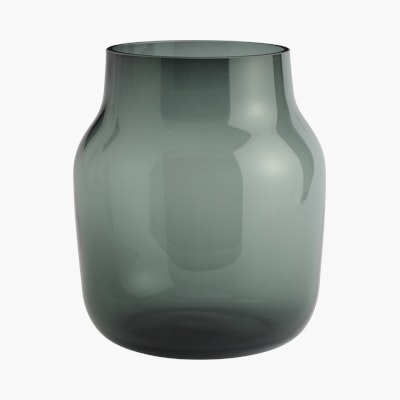 Silent Vase - Large, Dark Green