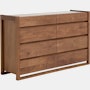 Matera Dresser - Eight Drawer,  Walnut