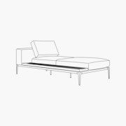 Grid Sofa Chaise