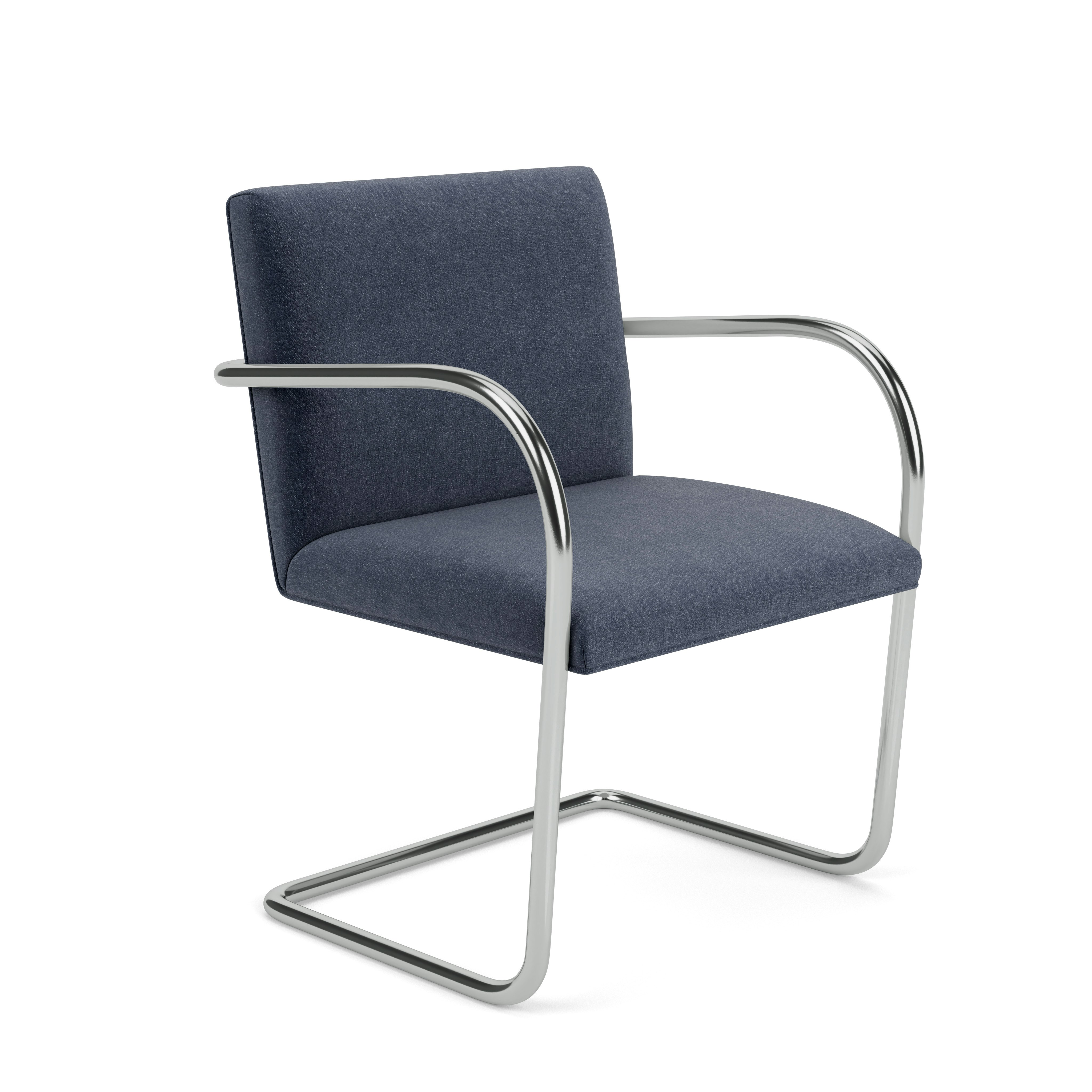 Brno Tubular Chair - Armchair, Topos, Ink