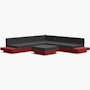 Platform One Corner Sectional with Ottoman Platform One Corner Sectional with Ottoman