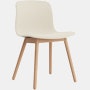 AAC 13 Side Chair - Side Chair, Flamiber, A5 Cream, Matte Lacquered Oak
