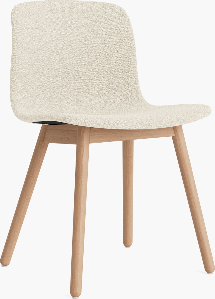 AAC 13 Side Chair - Side Chair, Flamiber, A5 Cream, Matte Lacquered Oak