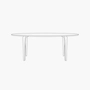Oval - 84" Wide