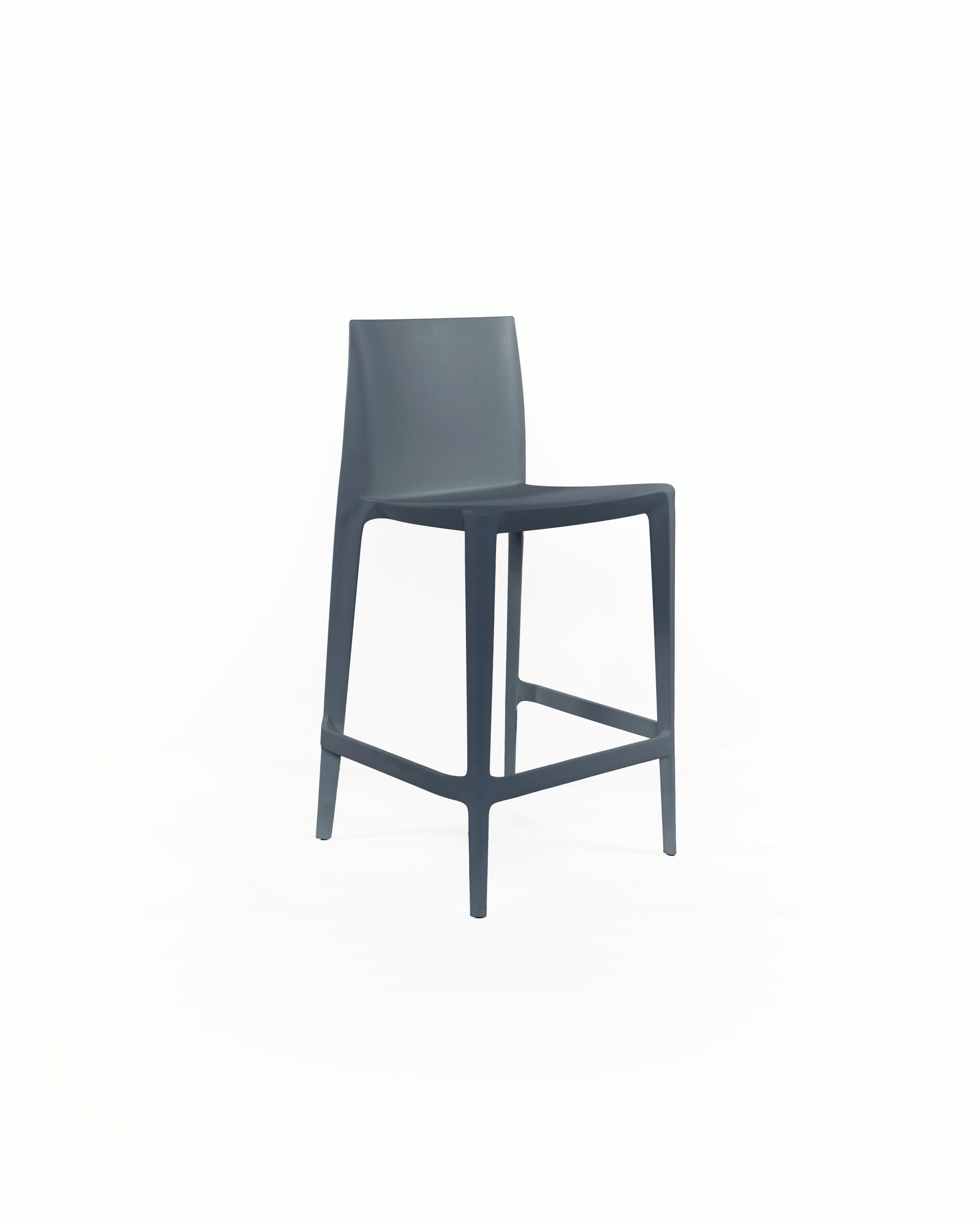 Bellini Stool - Set of 2 - Counter Height, Dark Grey