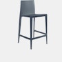 Bellini Stool - Set of 2 - Counter Height, Dark Grey