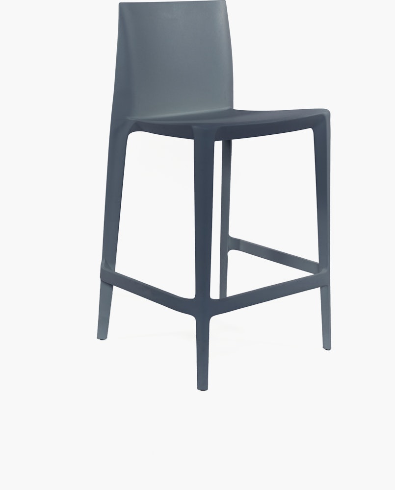 Bellini Stool - Set of 2 - Counter Height, Dark Grey