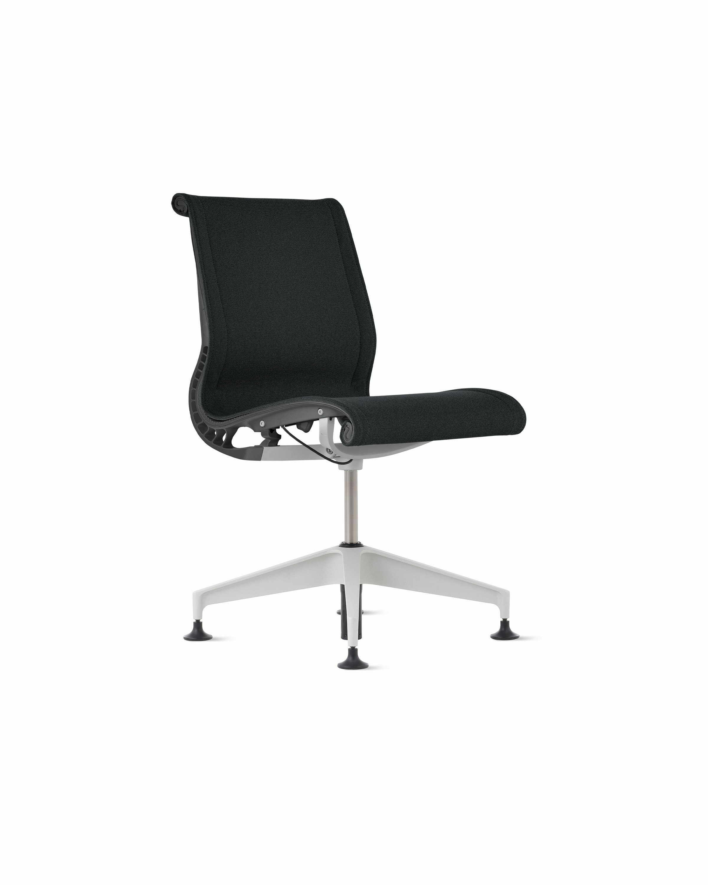 Setu Fixed Side Chair, Armless