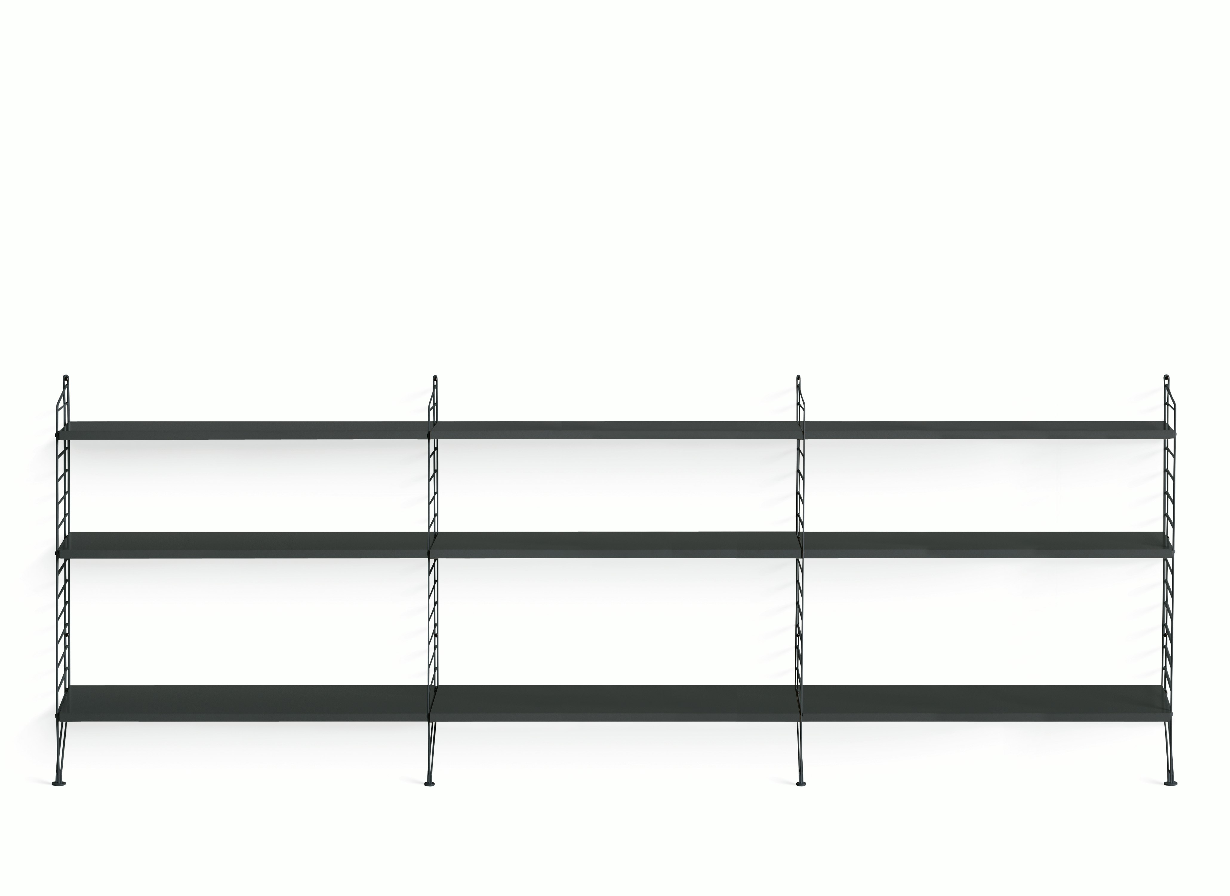 String Floor Shelving, 3 Bay