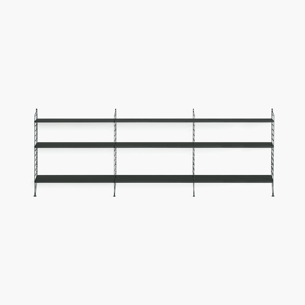 String Floor Shelving, 3 Bay