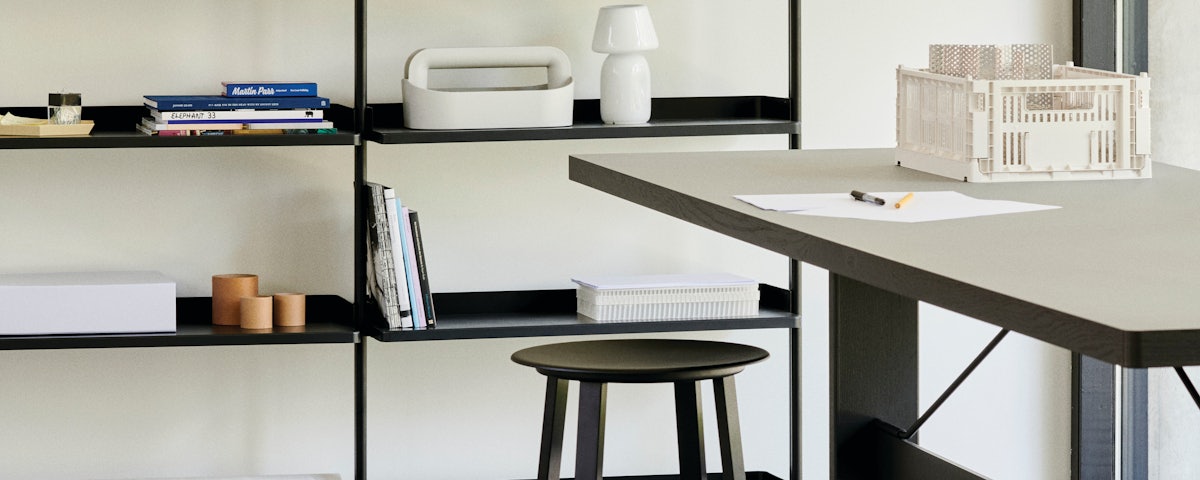 Passerelle Counter Height Table in home office setting