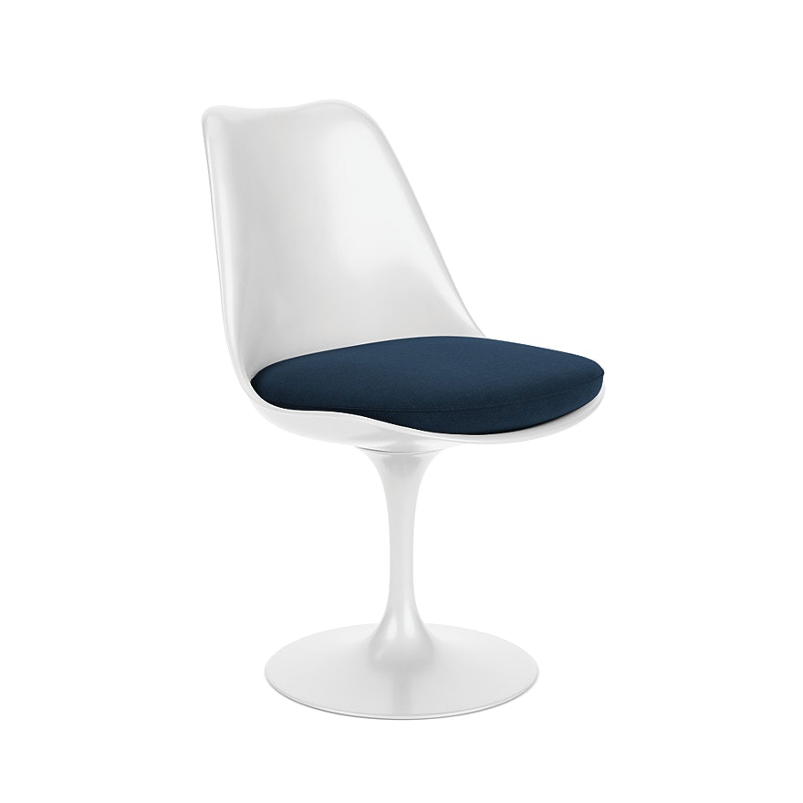 Saarinen Tulip Side Chair, Upholstered Seat