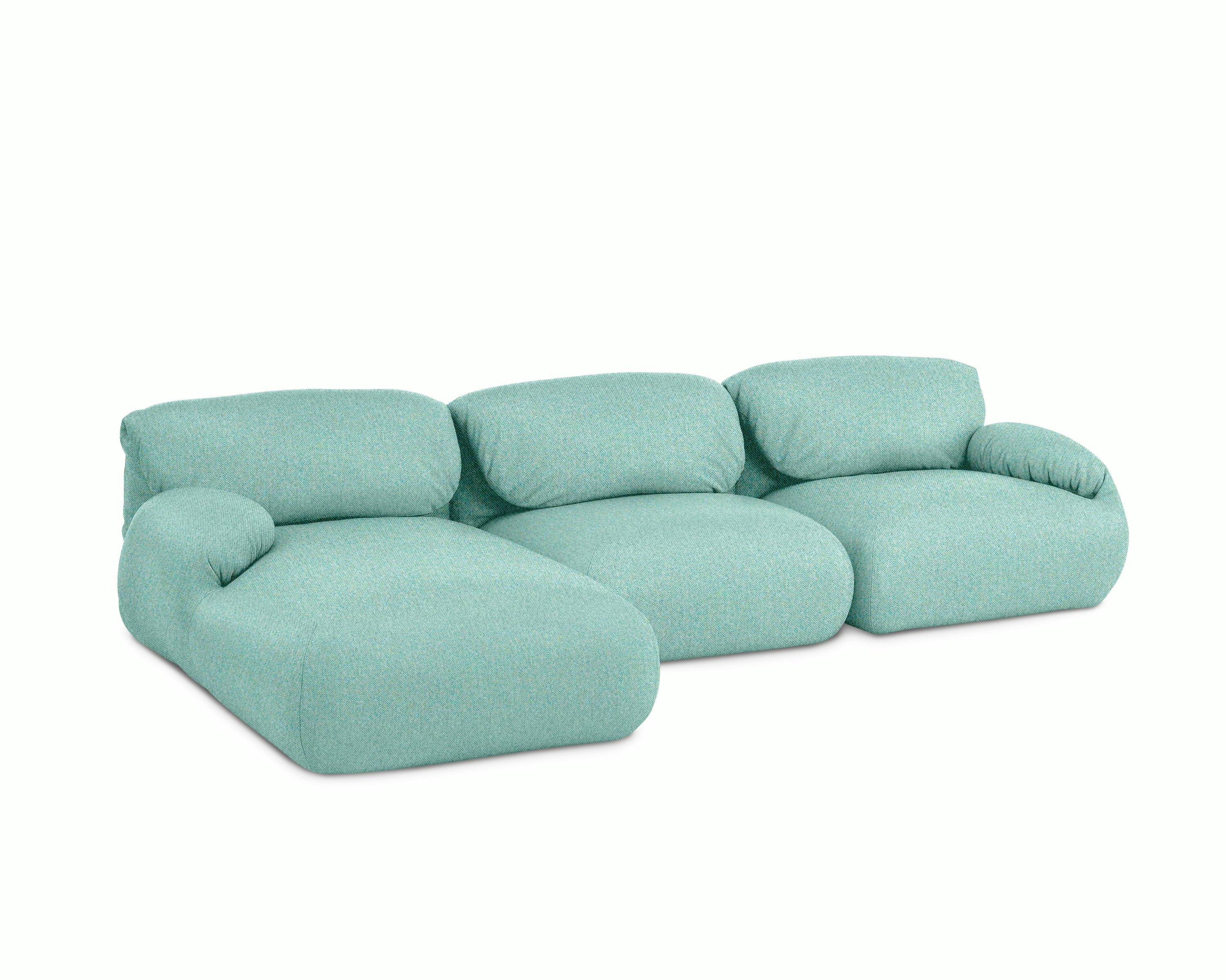 Luva Modular 3 Seat Sectional  - Left