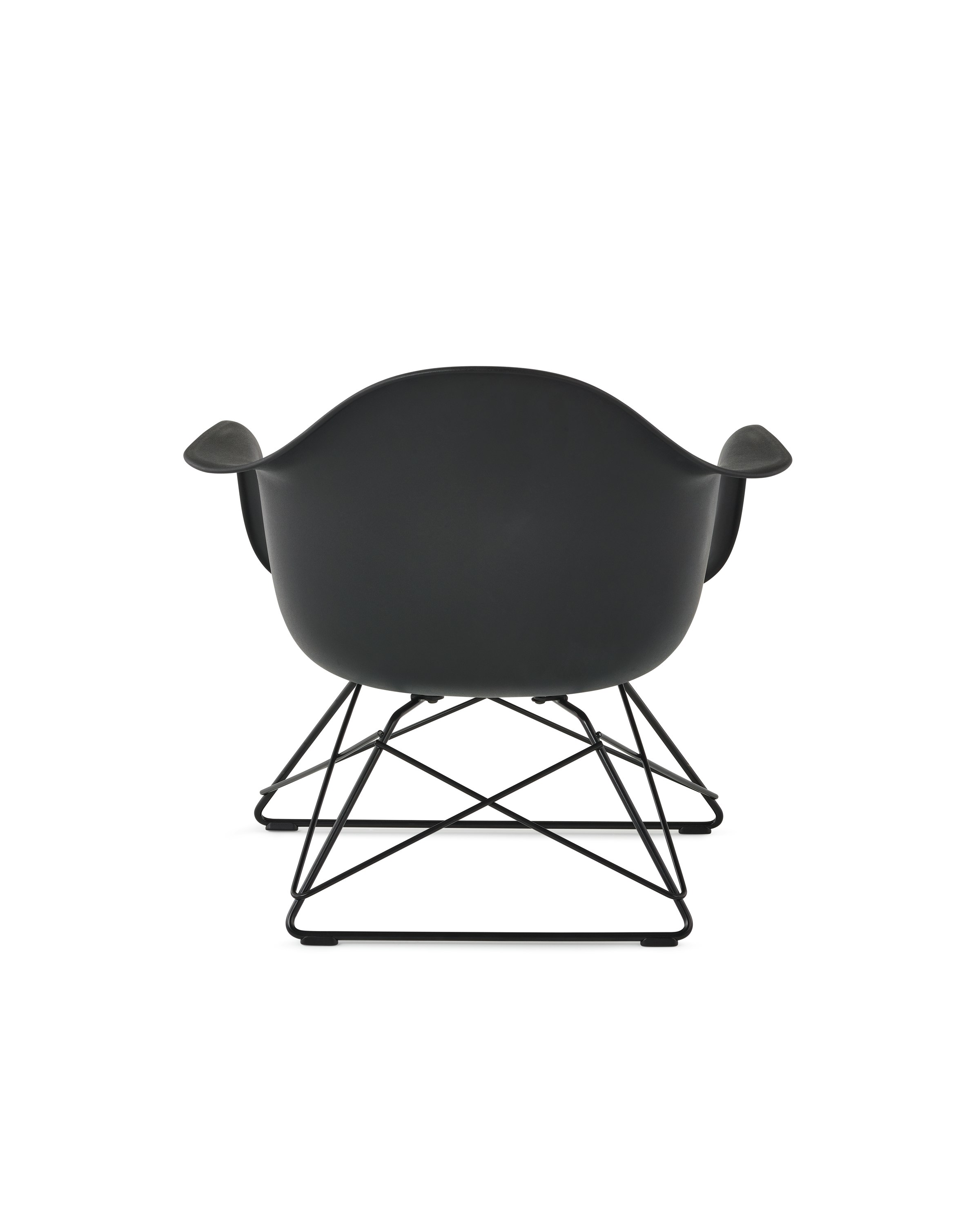 Eames Molded Plastic Low Wire Base Armchair LAR