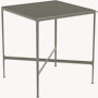 1966 High Table - Bar Height, 38" x 38", Light Bronze Porcelain, Light Bronze