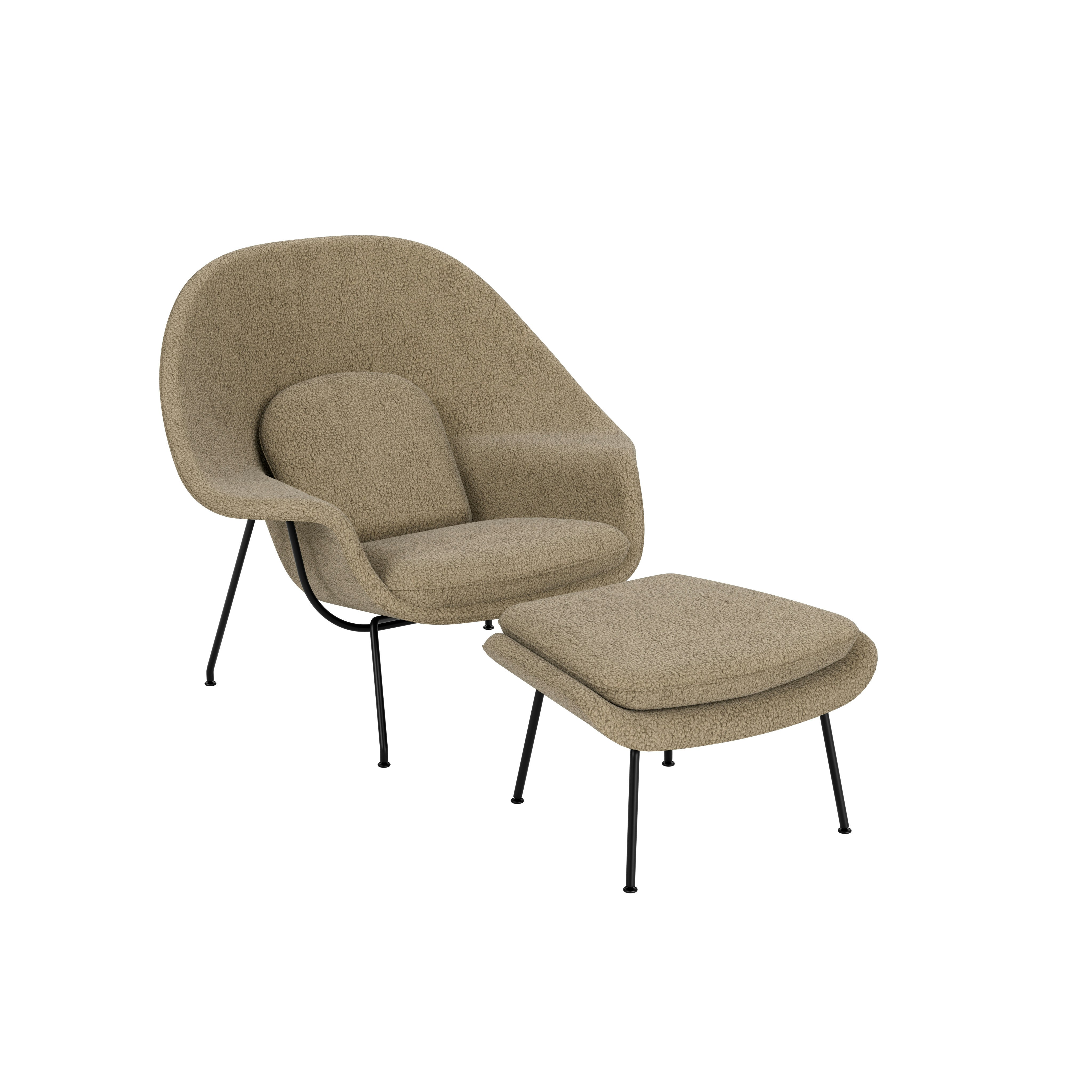 Womb Chair and Ottoman