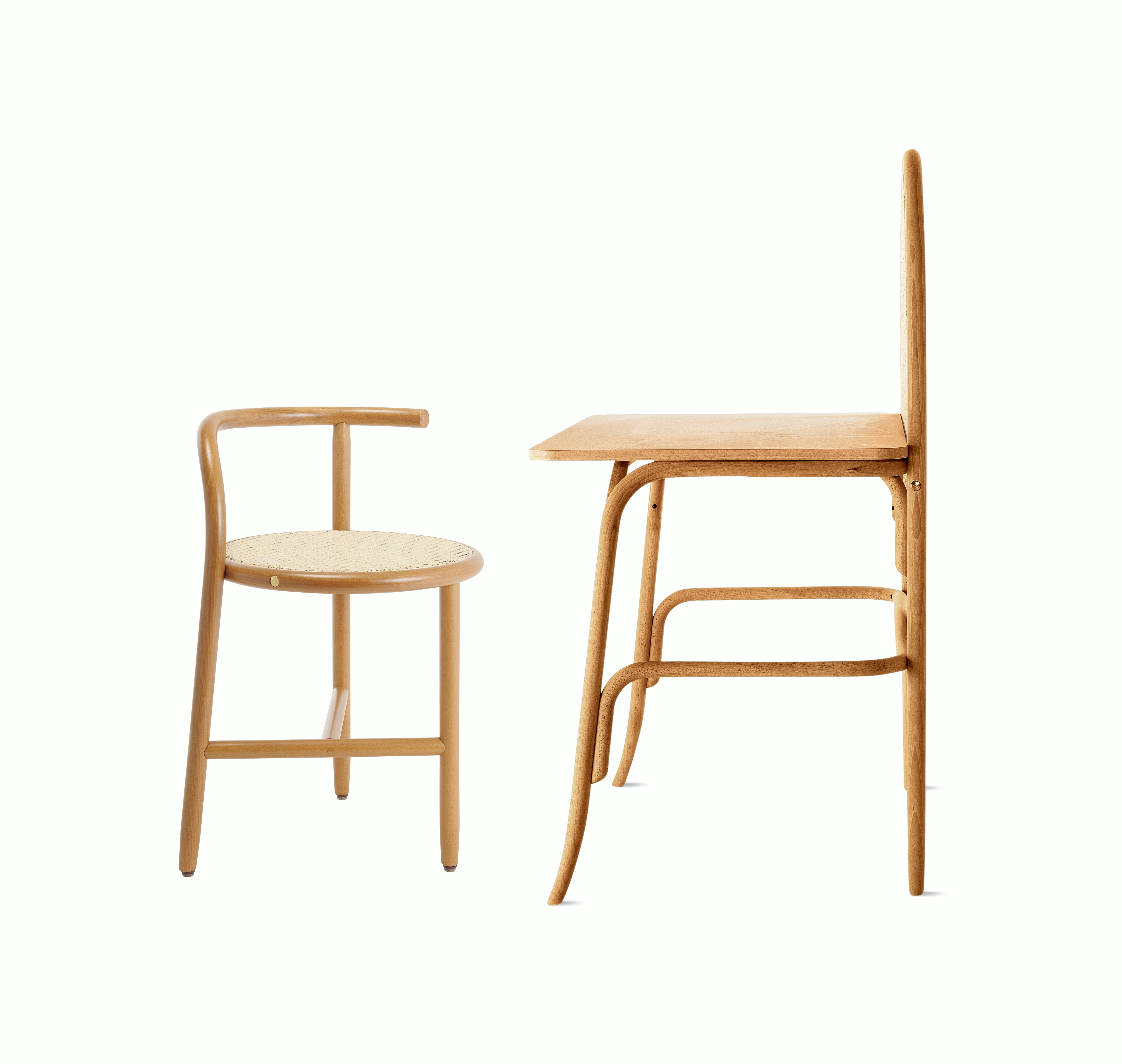 Allegory Vanity and Single Curve Stool Set