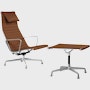 Eames Aluminum Lounge Chair 4 Star Base