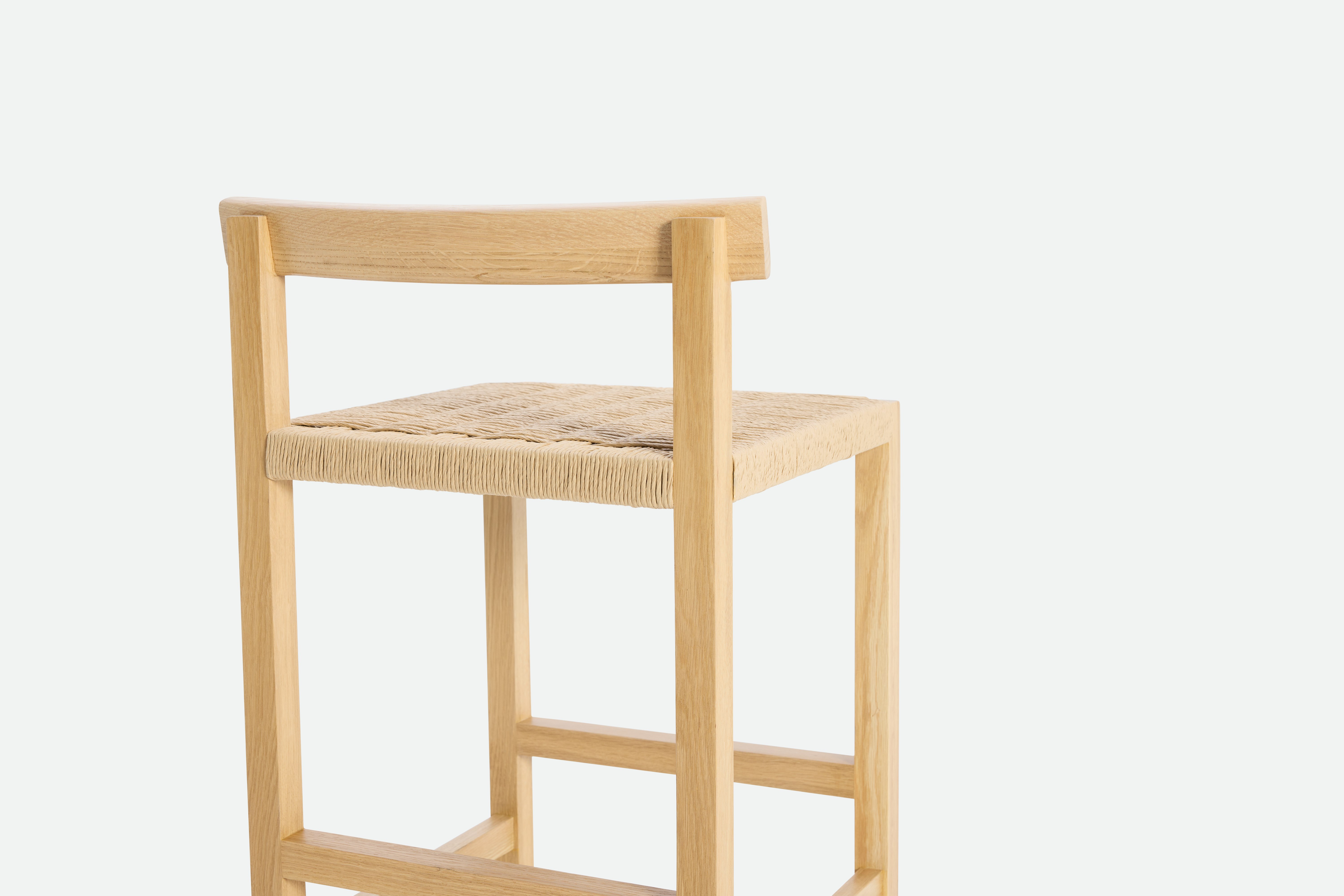 Koi Counter Stool - white-oak