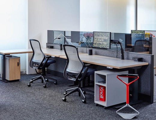 neocon 2018 hospitality at work tone height adjustable tables dividends horizon freestanding panels anchor mobile pedestal regeneration by knoll sapper xyz monitor arm sparrow