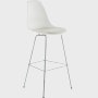Eames Molded Plastic Stool with Seat Pad